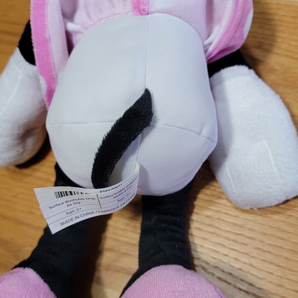Disney Store Minnie Mouse Plush Stuffed Toy 19" Doll - Soft Pink Polka Dot - Picture 7 of 13